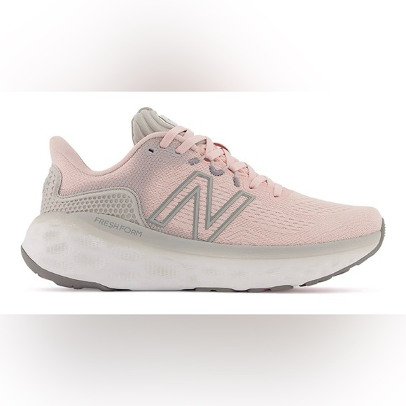New Balance Pink and Gray Athletic Shoes - Picture 1 of 9